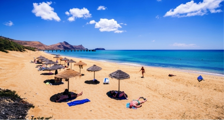 porto santo sandy beach - madeira